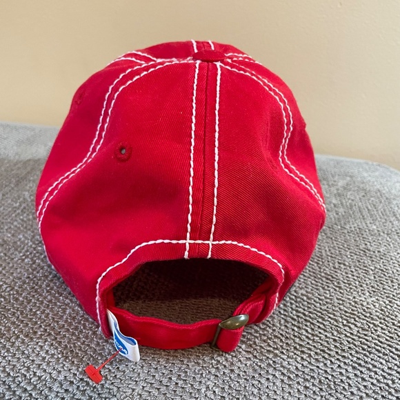 Georgia Bulldogs Baseball Cap Dawgs Est. 1785 Red University NCAA Strapback Hat - Picture 3 of 8